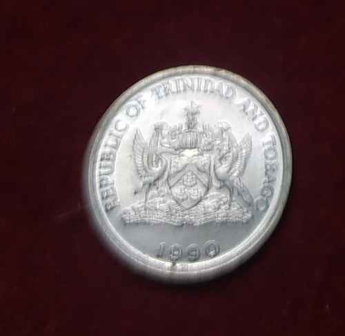 Moneda 10 Centavos Trinidad Y Tobago 1990 (Usado)