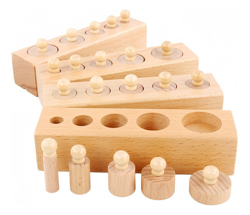 Juguetes Educativos Para Niños Con Forma De Cilindro De Ench