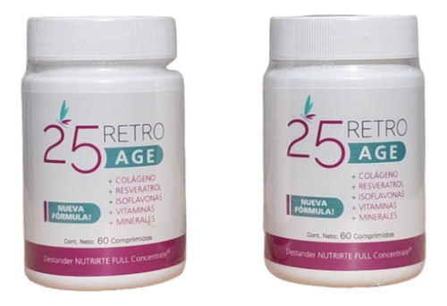 Combo X2  25retroage(colágeno Resveratrol Vitaminas)