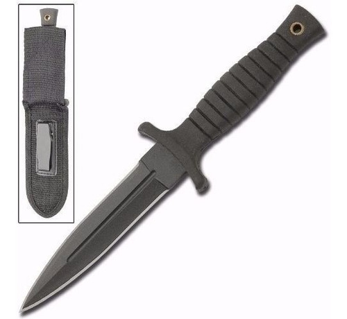 Faca Negra Militar De Bota Punhal Boot Knife 9b