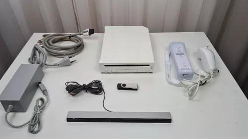 Nintendo Wii Preto na caixa, completo e desbloqueado - Funcionando