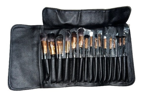 Set 15 Brochas Para Maquillaje Profesional Calidad Premium