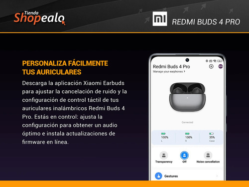 Auriculares Inalámbricos Bluetooth Xiaomi Redmi Buds 4 Pro