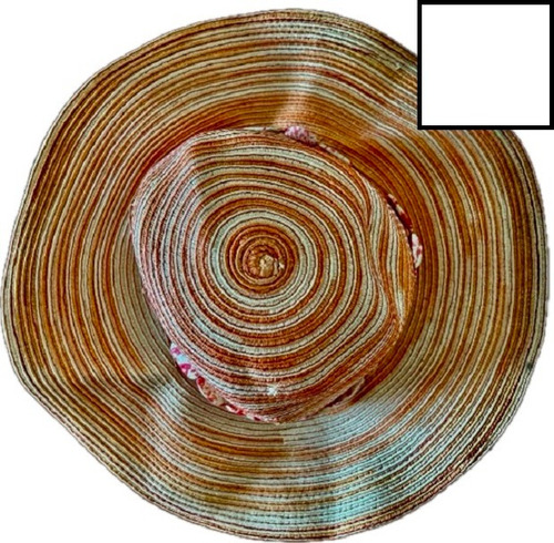 Capelina De Fibras Naturales C Delicados Detalles - Imp Esp