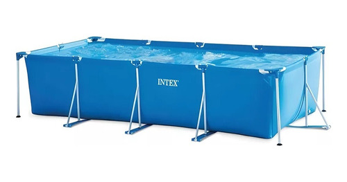 Piscina Estrutural Retangular Reforçada 7127l Intex