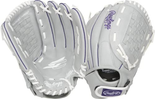 Guante De Sóftbol Rawlings Para Niñas De 12,5 Pulgadas, Mora