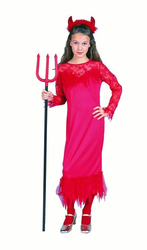 Disfraz Para Niña Diablita Talla L (12-14) Halloween