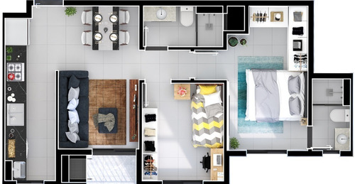 Imagem 21 de 23 de Apartamento Residencial Para Venda, Centro, Araucária - Ap8090. - Ap8090-inc