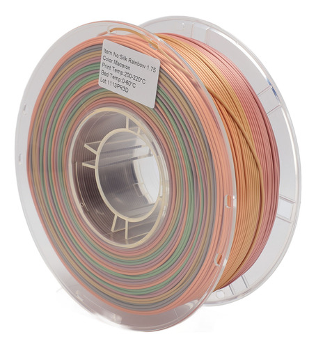 Impressora 3d Filament Silk Pla 1,75 Mm Multicolor 2,2 Libra