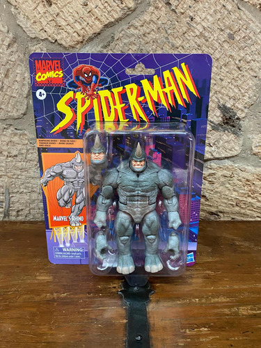Marvel Comics Spiderman Retro Rhino (Usado)