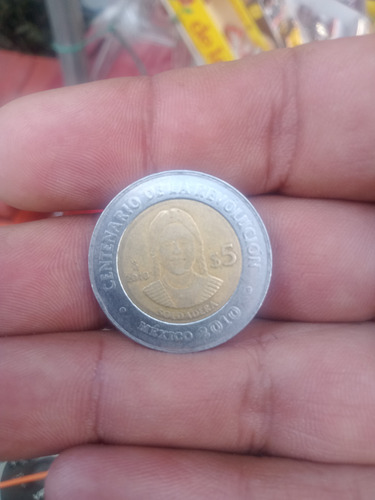 Moneda De La Soldadera De $ Pesos Del 2010
