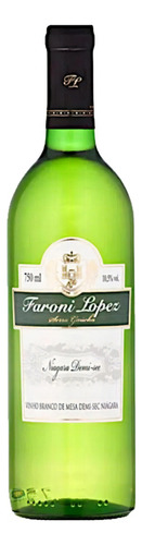 Vinho Branco Niágara Demi Sec Faroni Lopez 750ml