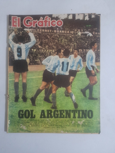 El Grafico 2391 Eliminatorias Mundial 66 Argentina Paraguay