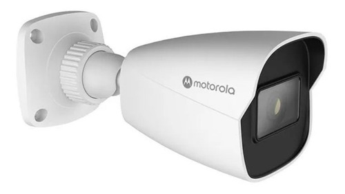 Camera De Segurança Motorola 2mp 1080p Metal Ip67 Bullet Cor Branco