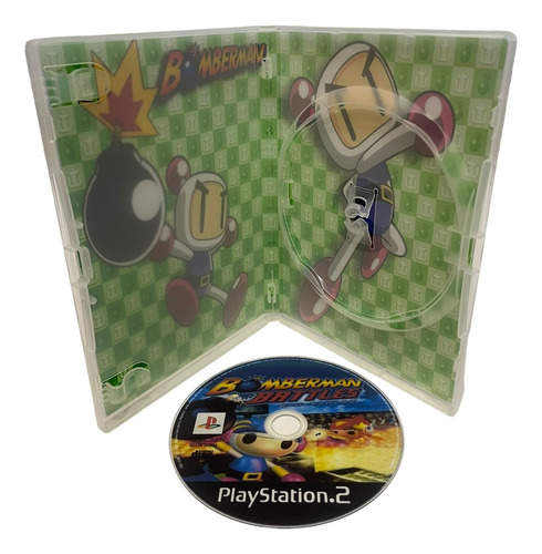 Bomberman Battles Play 2 Com Capa E Pôster Ps2