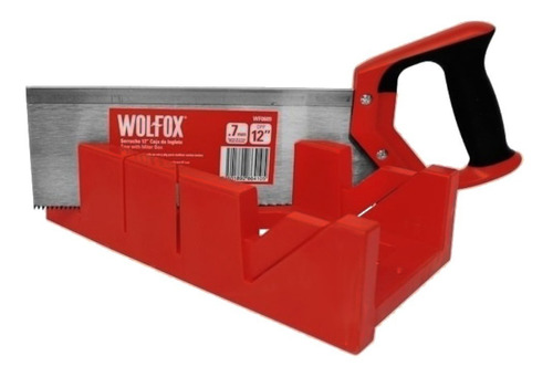 Caja De Inglete Con Serrucho 12'' Wolfox Wf0609 
