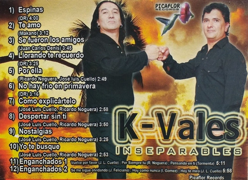 Cd: Los K-vales Inseparables