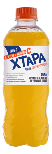 X-tapa Sabor Frutas Cítricas 450ml Cx 12 Unidades
