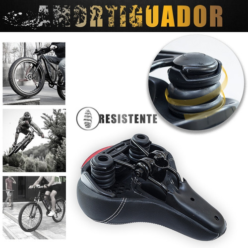 Imagen 10 de 10 de Asiento Para Bicicleta Antiprostatico New Flow Technology