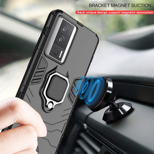 Funda Uso Rudo Carcasa Para Poco F5 Pro 5g+mica Azul Xiaomi Poco F5 Pro 5g/redmi K60 Pro/k60