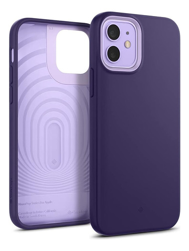 Funda Caseology Nano Pop Silicone iPhone 12/12 Pro Violeta