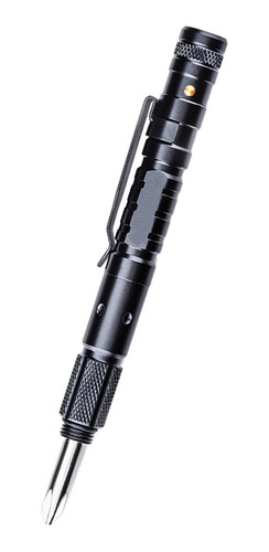 Imagem 1 de 11 de Caneta Tática Pequena Lanterna De Bolso Abridor De Garrafas