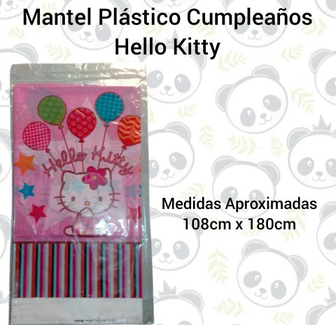 Imagen 1 de 2 de Mantel Plástico Decoración Fiesta Cumpleaños Hello Kitty