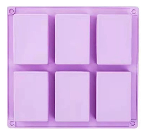 3pcs Molde Rectangular De Silicona Para Tartas, Fácil De