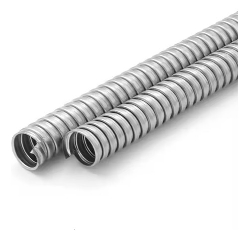 Tubo Corrugado Flexible 1 Pulgada, De Acero Rollo 50 Mt