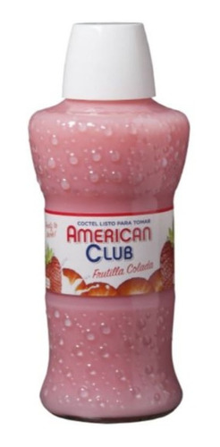 Frutilla Colada American Club Coctel Saborizado 750 Ml