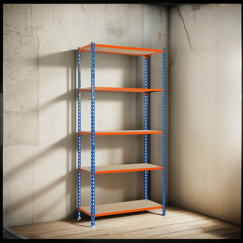 Estanteria Maderclick 5/500 Azul/nja/madera Simonrack