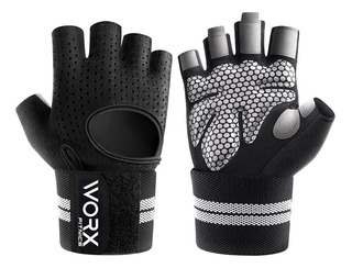 Guantes Con Muñequera Worx Entrenamiento Gimnasio Pesas Gym