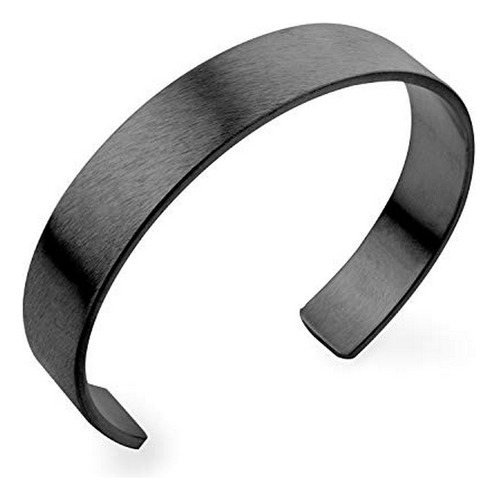 Ra De Puño - Brazalete Unisex De Acero Inoxidable Mate De Ex