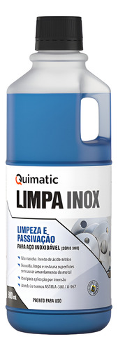 Quimatic Limpa-inox 500ml - Produto De Limpeza