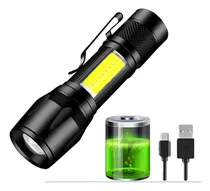 Comprar Mini Linterna Lampara Led Recargable Zoom, Camping Portatil
