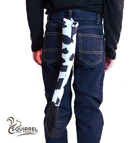 Juego De Accesorios Para Disfraz De Cola Y Orejas De Vaca De