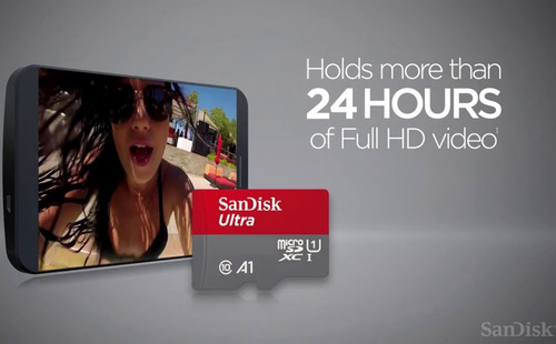 Sandisk Memoria Micro Sd Ultra A1 128 Gb 100mbps Profesional