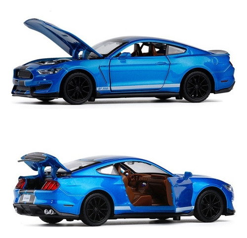 Ford Mustang Shelby Gt500 Miniatura Metal Autos Coleccion