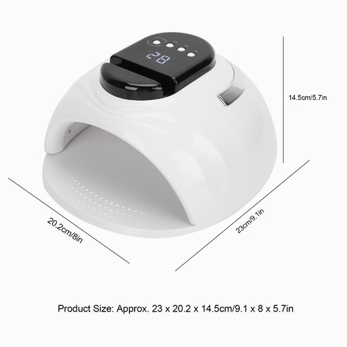 Esmalte De Gel Lampara Led Uñas 168w Uv Secador De Uñas