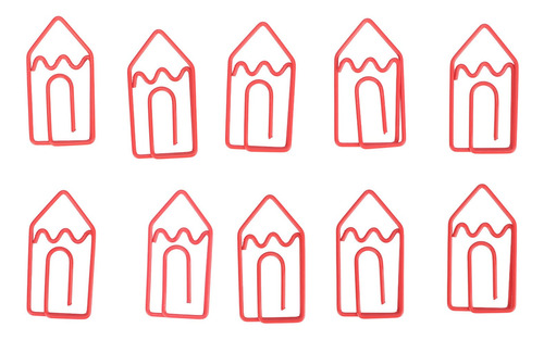 Clips De Papel Con Forma, 100 Unidades, Metal, Bonito Estilo