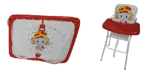 Combo Silla De Comer Fija + Corralito Plegable Envio Gratis