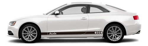 Calco Audi A5 2007 2011 Coupe Alm Juego Negro Mate