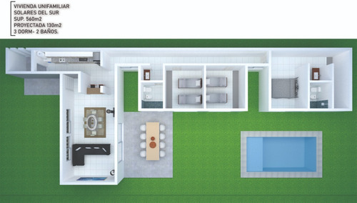 Imagen 2 de 3 de Cordoba, Solares Del Sur, Casa A Estrenar!