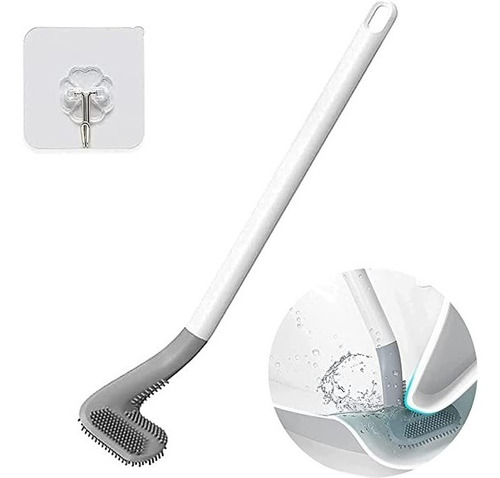 Cepillo Escobilla De Baño Inodoro Golf Silicona P/ Colgar