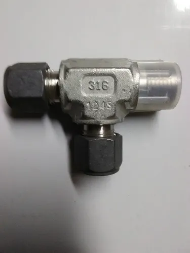 comprar Conector Te Macho Lateral  3\u002F8  Od X 3\u002F8  Npt Inoxidable 316