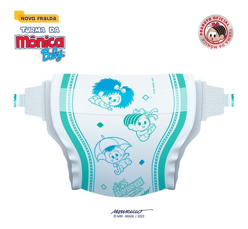 Imagem 4 de 7 de Fralda Turma Da Mônica Giga M 90un