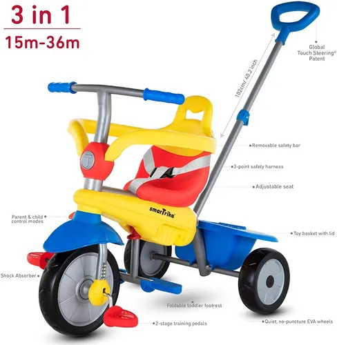 Triciclo Paseador Para Niños 3 En 1 Smartrike