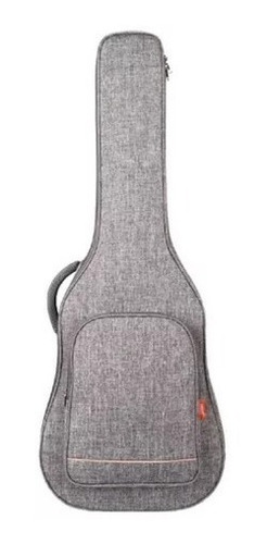 Funda Guitarra Criolla Gris Claro Acolchada Impermeable