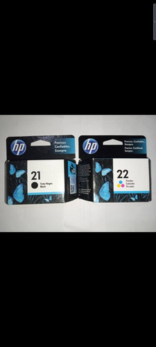 Cartuchos De Tinta 21 Y 22 Hp Originales 