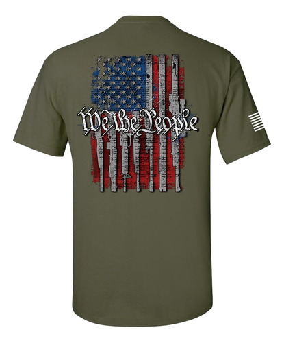 Patriot Pride Collection We The People Camiseta De Manga Cor